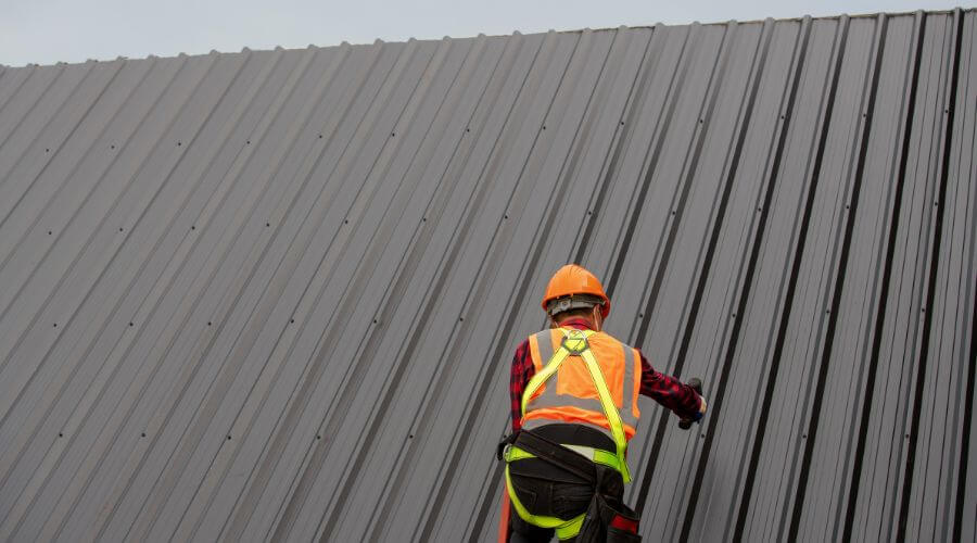 Professional metal roof installation services in Wolsey, SD